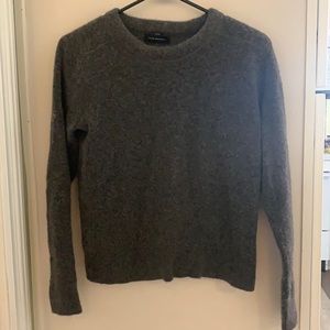Club Monaco cashmere blend sweater charcoal grey size XS